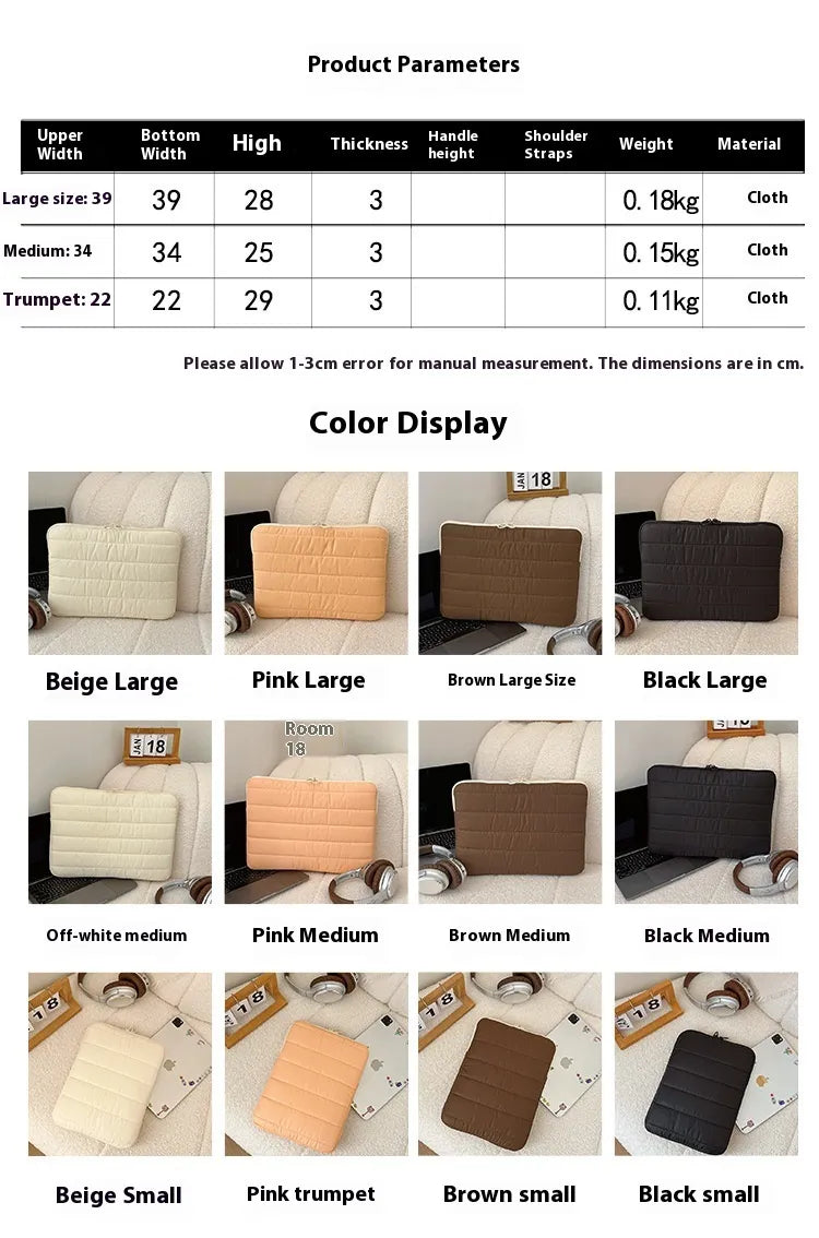 Stitching Laptop & Tablet Sleeve