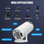 WiFi Mini 4K Smart Projector Bluetooth Home Video Projector Android