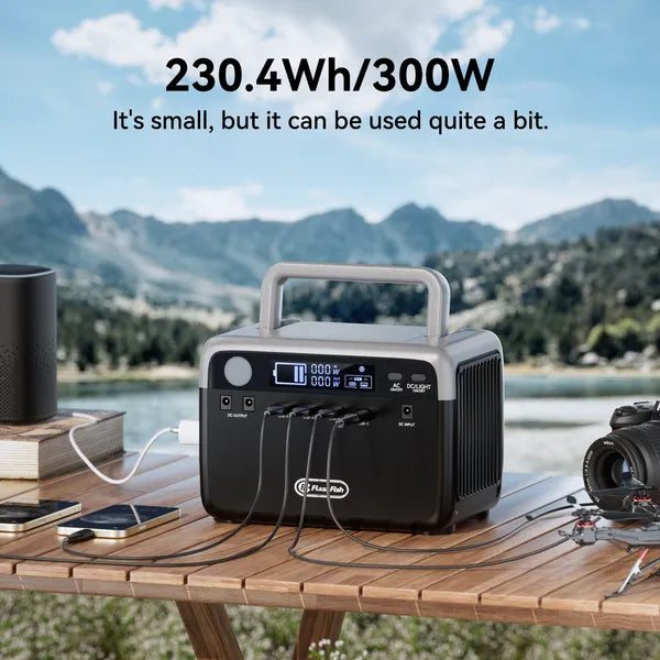 Flashfish 230.4Wh LiFePO4 300W