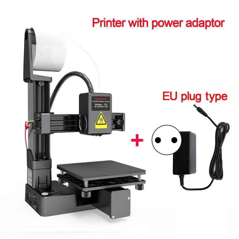 3D Printer High Layer Resolutions Frequency Division Multiplexing ABS All Metal Nozzle Small 3D Printer For Model Making EU