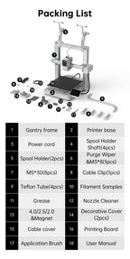 ANYCUBIC Kobra X 3D Printer 2X Speed & Filament Saving Auto Leveling Max 600mm/s Print Speed Soft & Hard Multi-color 3D Printer