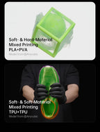 ANYCUBIC Kobra X 3D Printer 2X Speed & Filament Saving Auto Leveling Max 600mm/s Print Speed Soft & Hard Multi-color 3D Printer