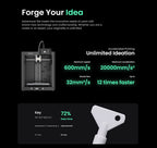 Flashforge Adventurer 5M 3d Printer High Speed Full-auto Leveling Direct Extruder Flexible PEI Plate Power Loss Recovery