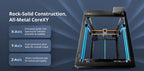 Anycubic Kobra S1 Max Combo Multicolor 3D Printer Max 600mm/s Fast Speed with 350℃ Hotend Hardened Steel Nozzle, 350×350×350mm