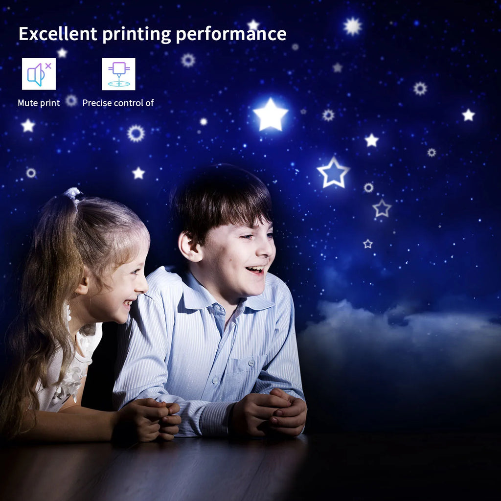 K9 EasyThreed K7 Mini 3D Printer Quick Install One-click Printing Silent Mainboard Impresora 3d Printer Kit for DIY Kids Gift