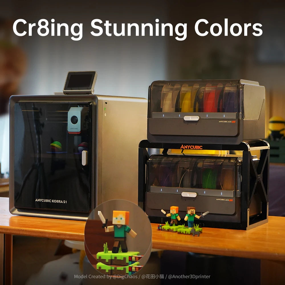 Anycubic Kobra S1 Combo Multi-Color 3D Printer