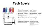 ANYCUBIC Kobra X 3D Printer 2X Speed & Filament Saving Auto Leveling Max 600mm/s Print Speed Soft & Hard Multi-color 3D Printer