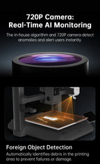 ANYCUBIC Kobra X 3D Printer 2X Speed & Filament Saving Auto Leveling Max 600mm/s Print Speed Soft & Hard Multi-color 3D Printer