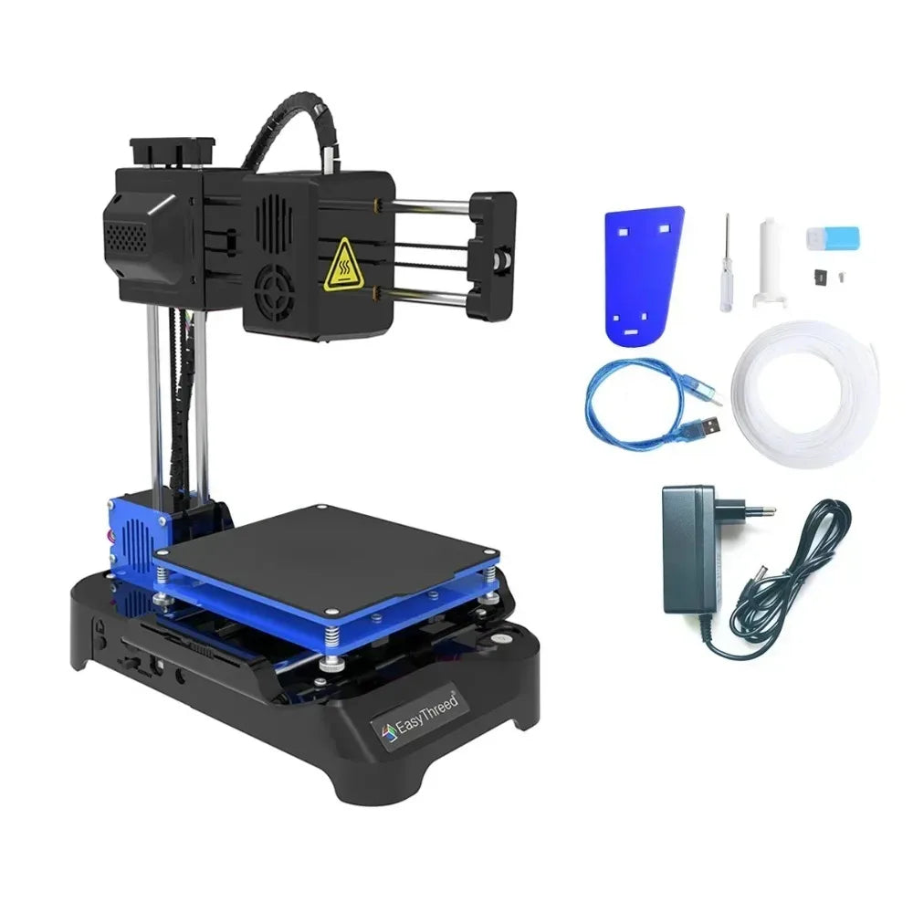 Easythreed K7 Portable Mini Desktop 3D Printer Household DIY Model Making 3D Printing Machine Entry Printer for Beginners & Kids
