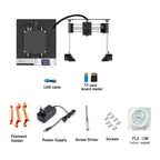 EasyThreed K6 3D Printer FDM Desktop Printing Machine 100x100x100mm/4x4x4inches Removable Platform with 2.4'' Touchscreen