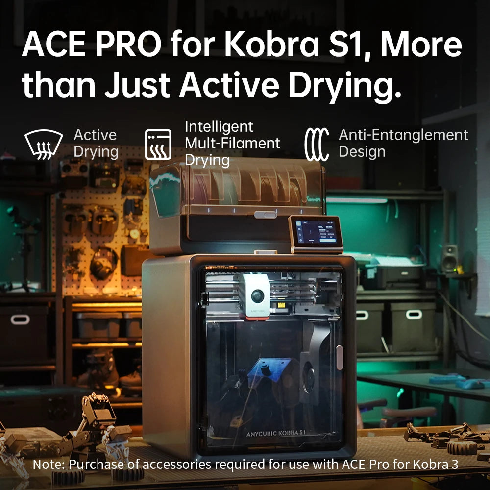 Anycubic Kobra S1 Combo Multi-Color 3D Printer