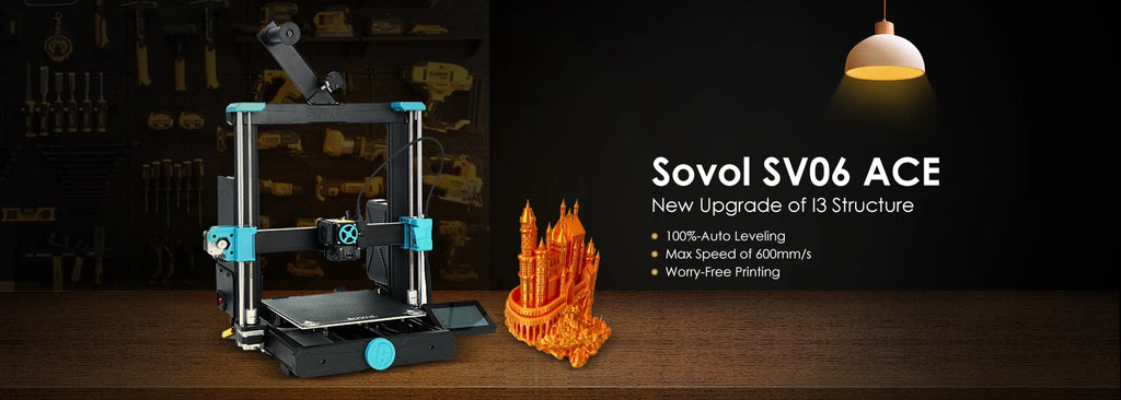 Sovol SV06 ACE 600mm/s High Speed-Full Auto Leveling impresora 3D