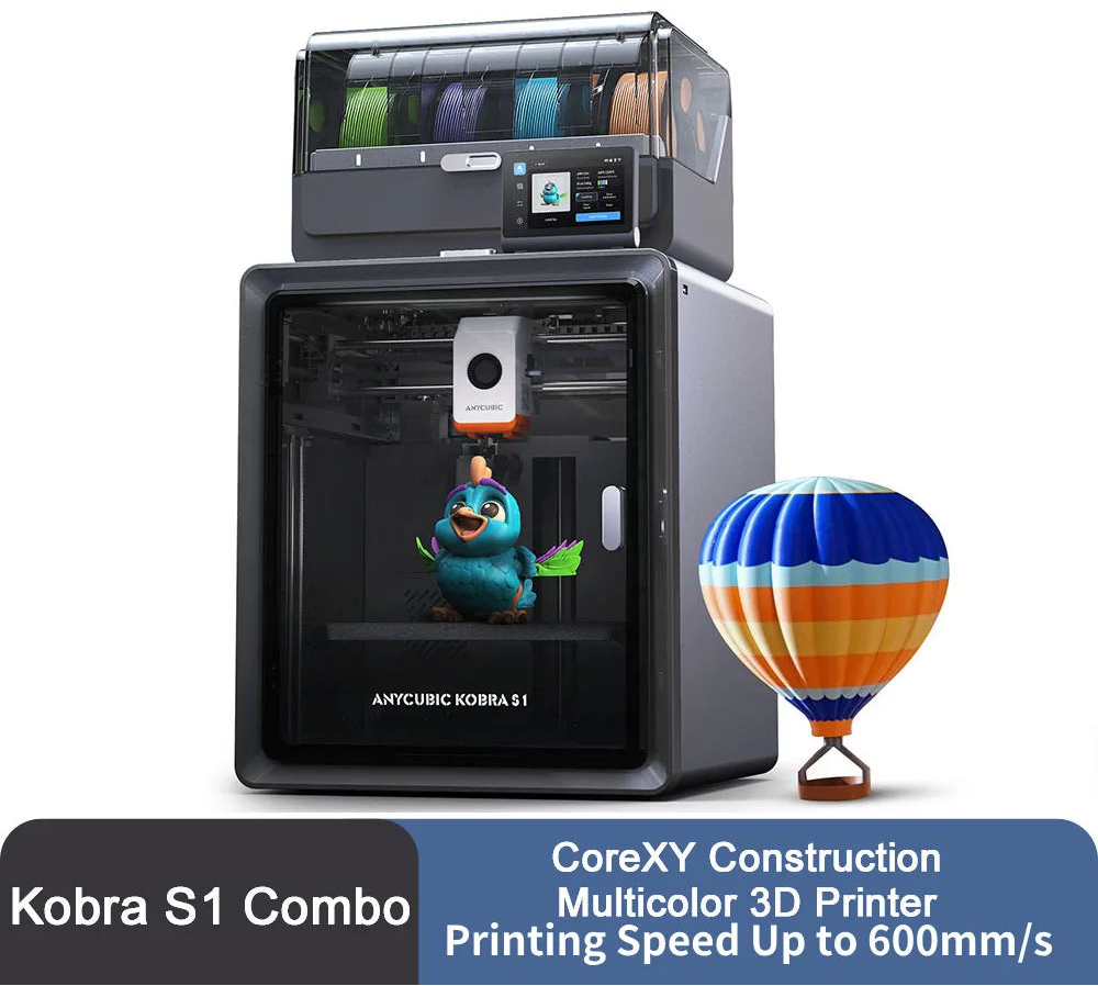 Anycubic Kobra S1 Combo Multi-Color 3D Printer
