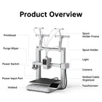 ANYCUBIC Kobra X 3D Printer 2X Speed & Filament Saving Auto Leveling Max 600mm/s Print Speed Soft & Hard Multi-color 3D Printer