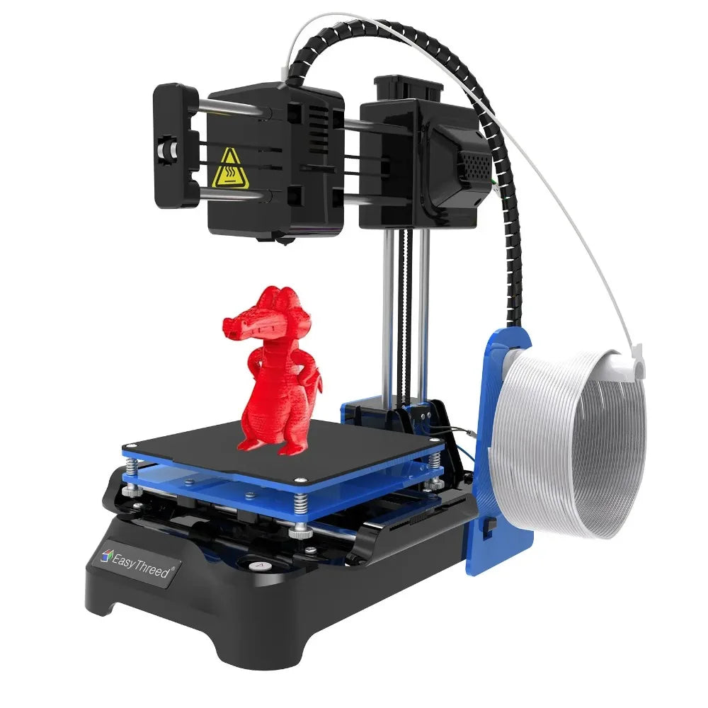 Easythreed K7 Portable Mini Desktop 3D Printer Household DIY Model Making 3D Printing Machine Entry Printer for Beginners & Kids