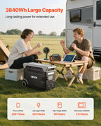 Portable Power Station, 3600W 3840Wh