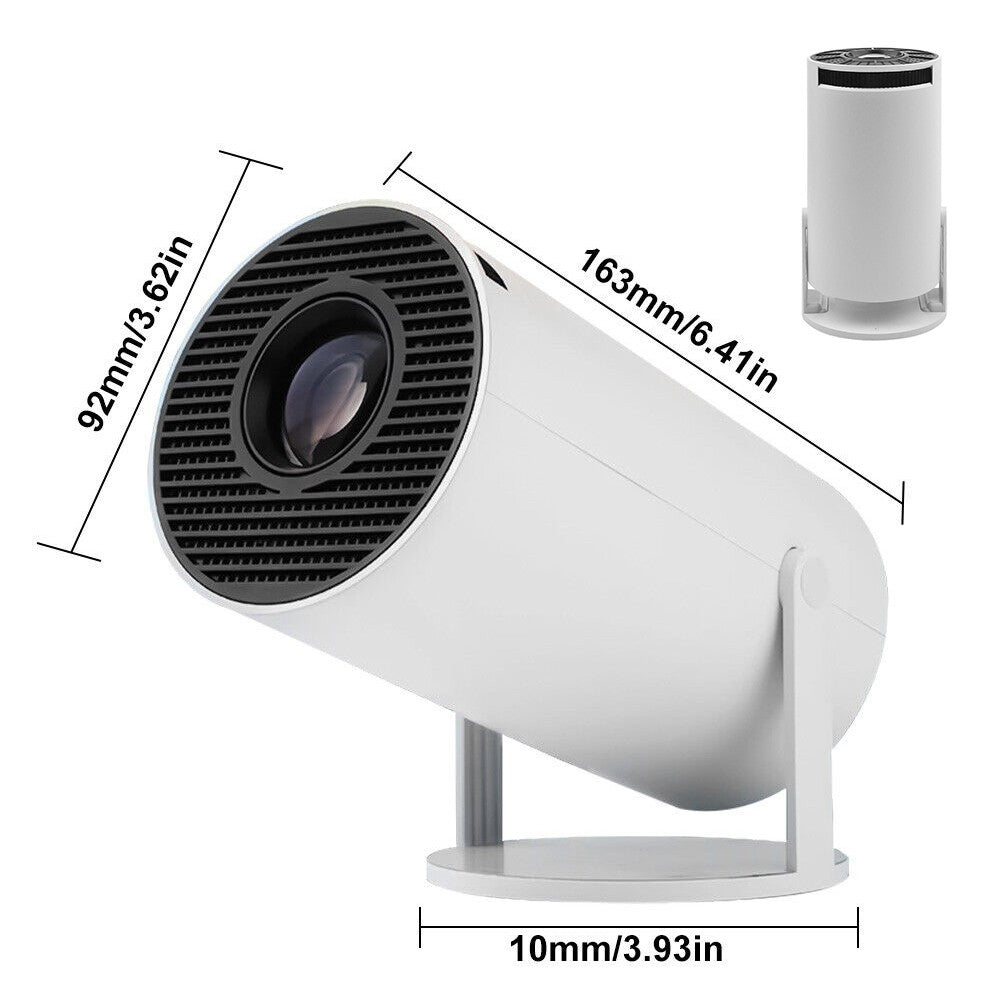WiFi Mini 4K Smart Projector Bluetooth Home Video Projector Android