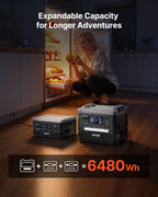 Portable Power Station, 2400W 2160Wh