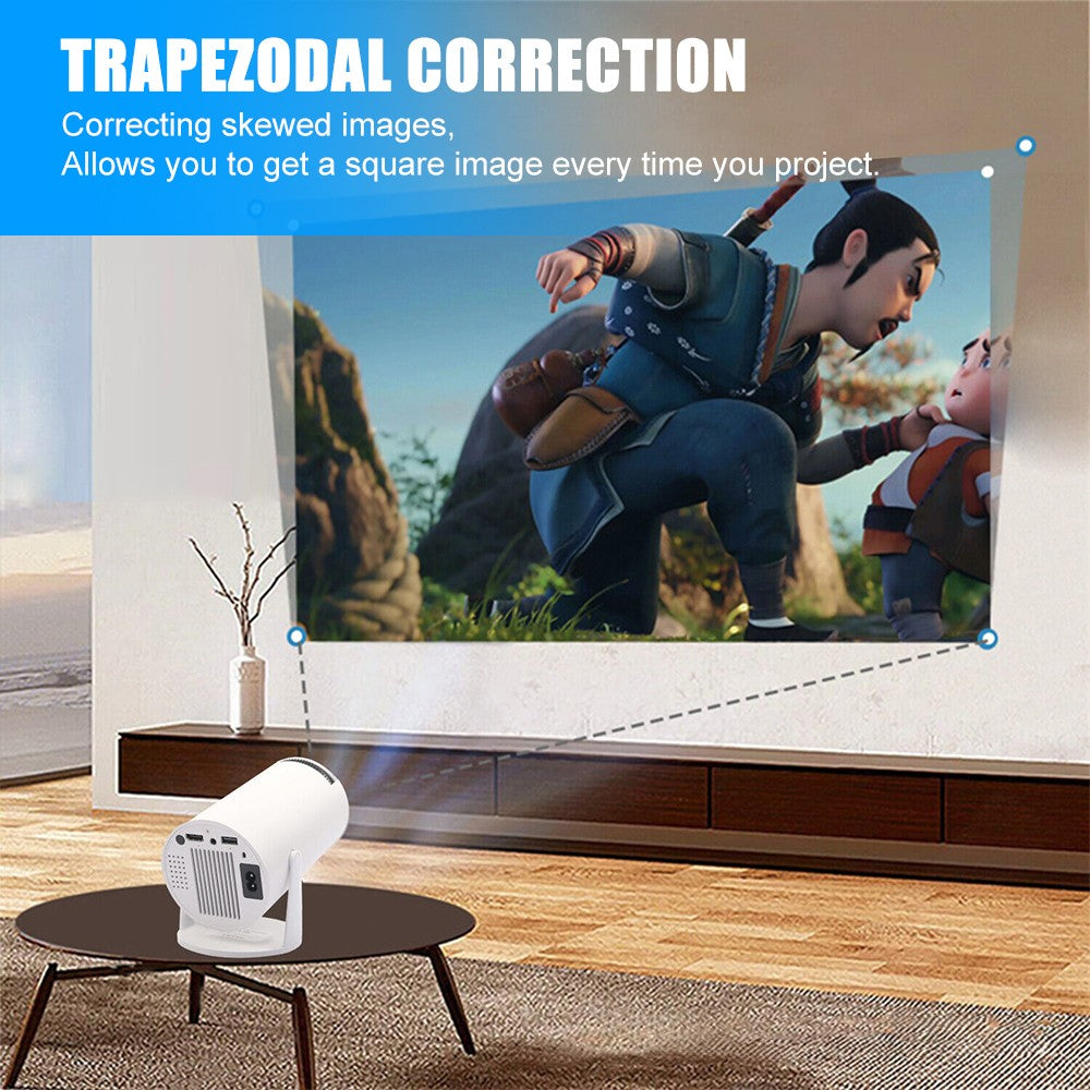 WiFi Mini 4K Smart Projector Bluetooth Home Video Projector Android